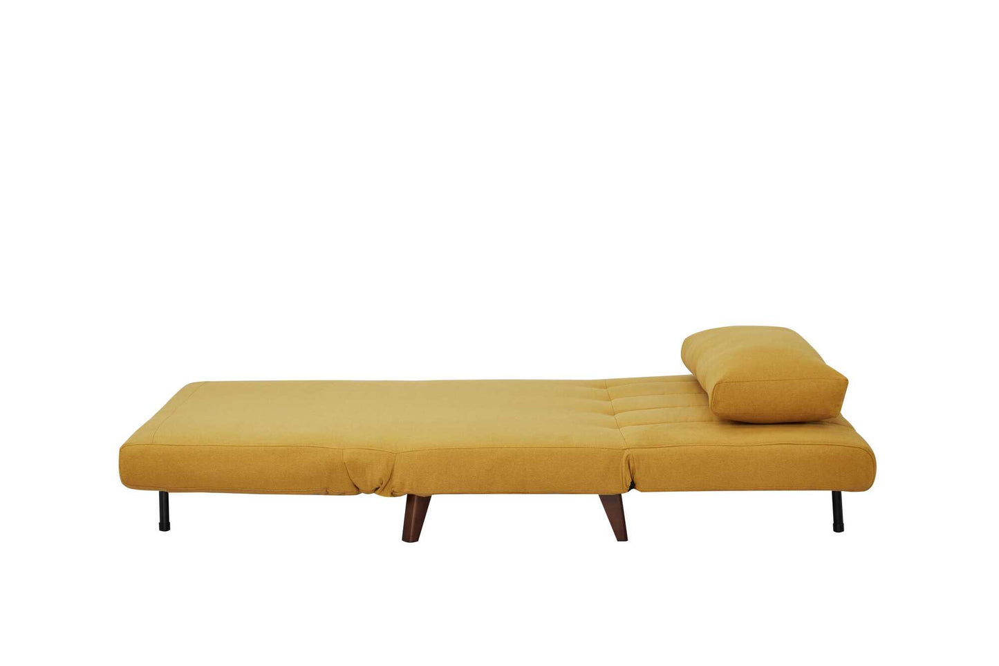 Convertible Polyester Stripe Sofa,Yellow