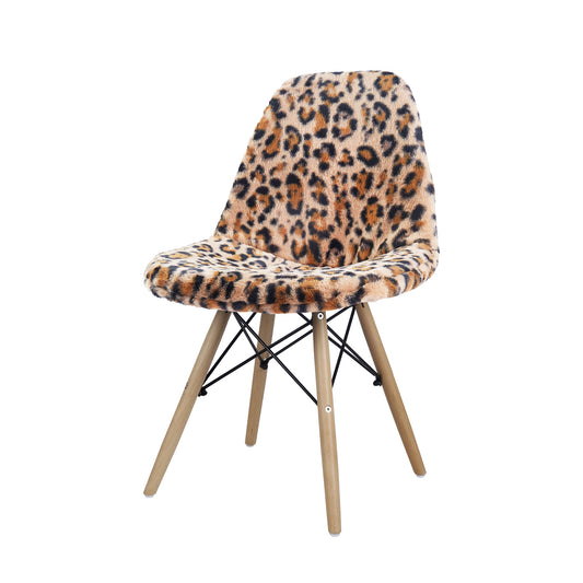 Fur Chair Cover - Leopard Cheetah