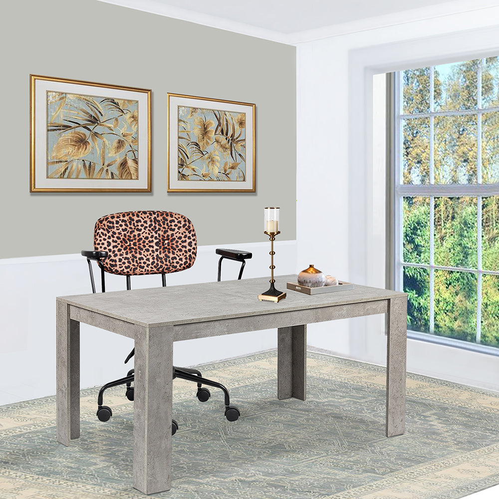 GIA Rectangular Dining Table-CEMENTED