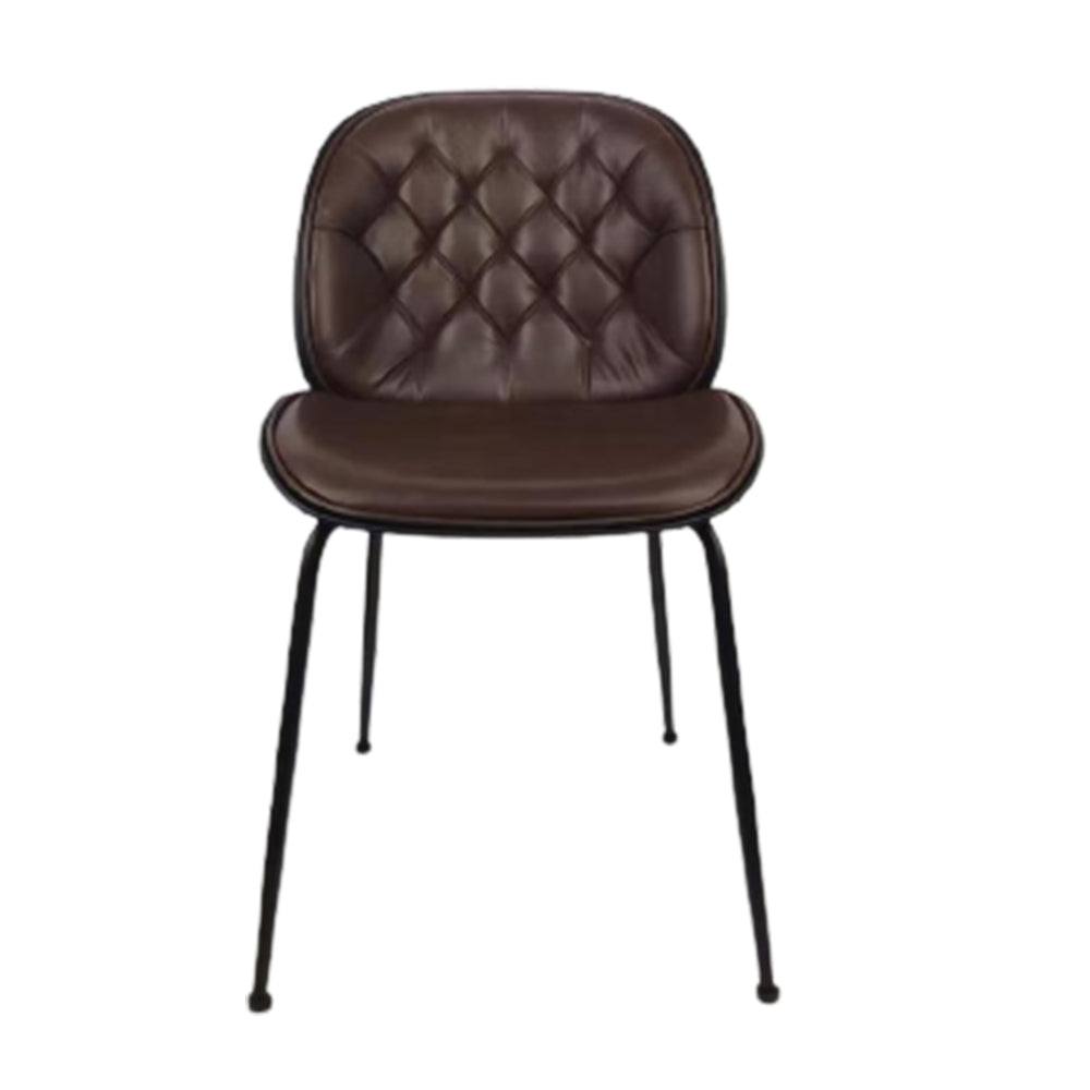 GIA Upholstered Brown Side Dining Chair 2 Pack