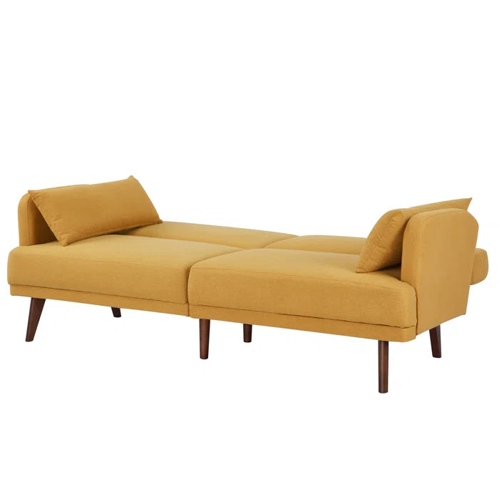 Convertible Polyester 3-Seat Sofa,MUSTARD