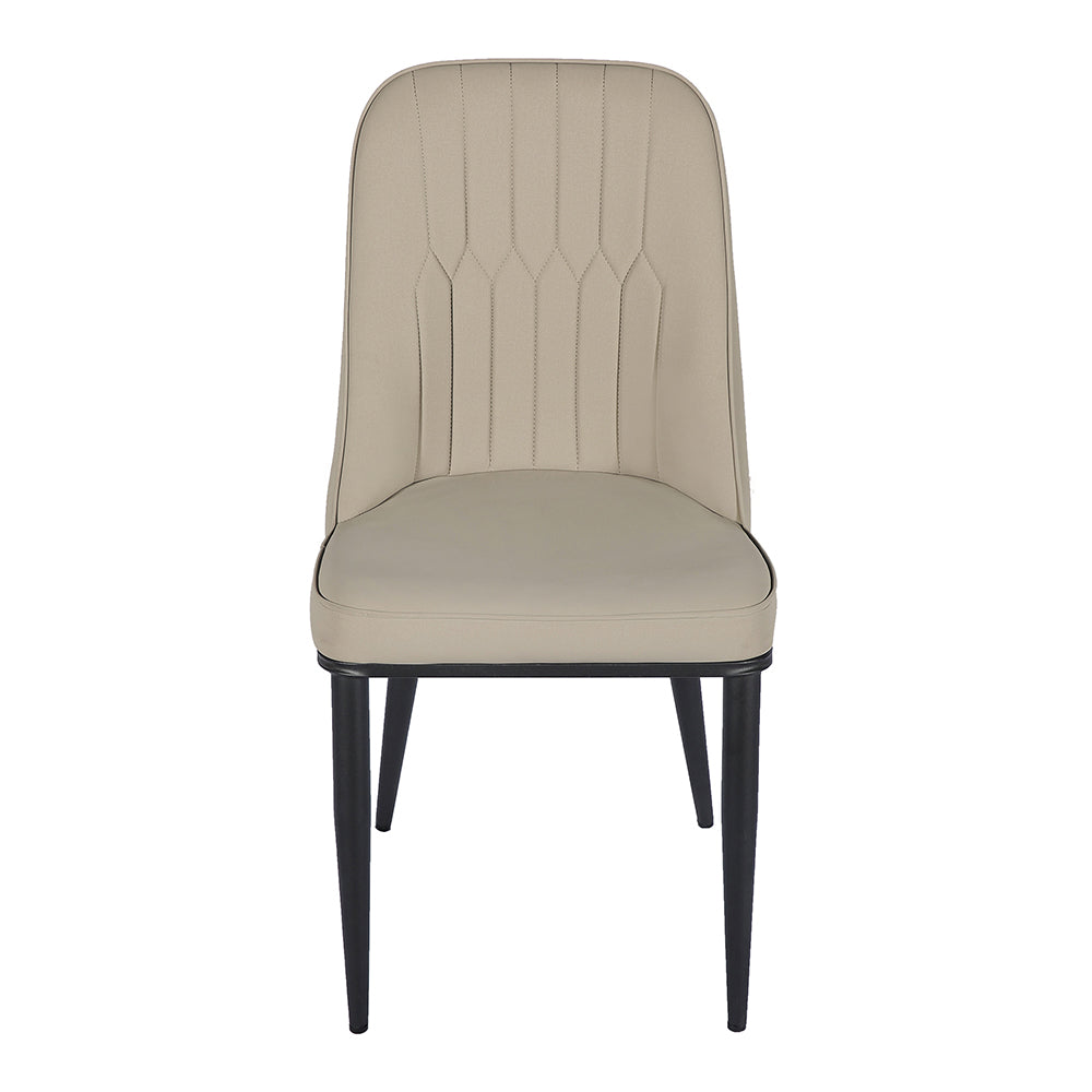 GIA Nifty Gray Armless Side Dining Chair 2 Pack