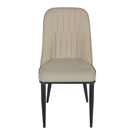 GIA Nifty Gray Armless Side Dining Chair 2 Pack