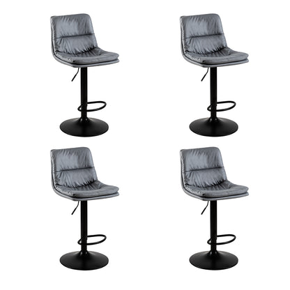 GIA Swivel Counter Height Barstool Chairs,Gray