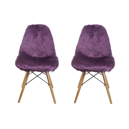 GIA Purple Makeup Side Chair