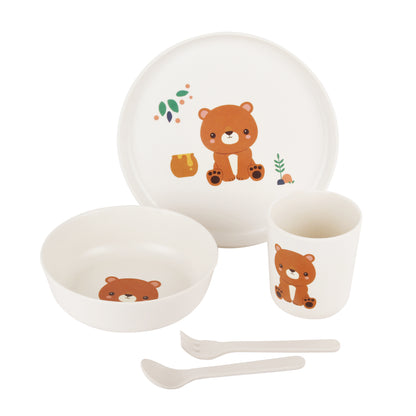 GIA Bamboo Fiber Kids Dinnerware-Bear