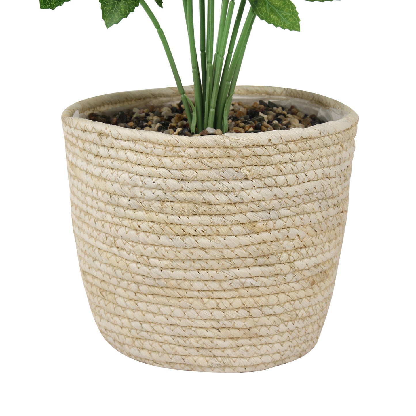 GIA Artificial Plants with Wicker Basket-Beige