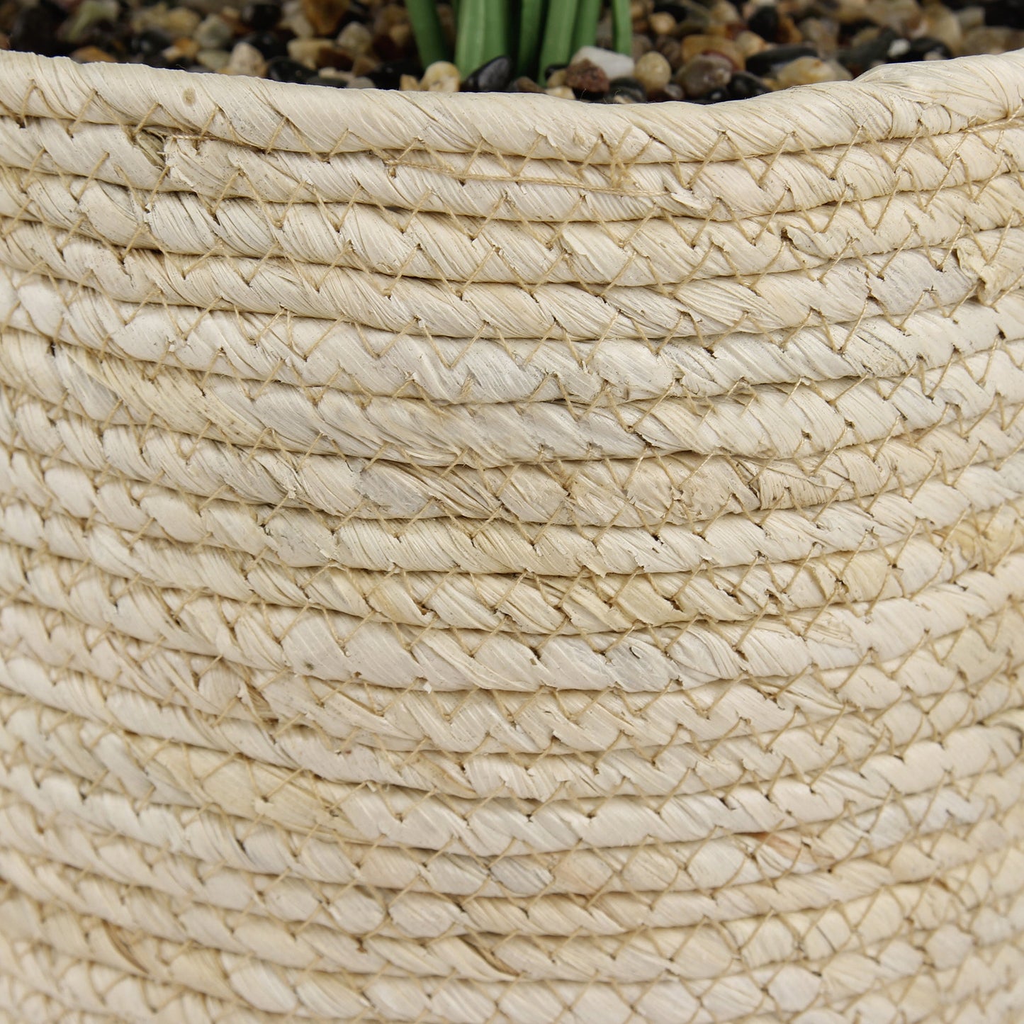 GIA Artificial Plants with Wicker Basket-Beige