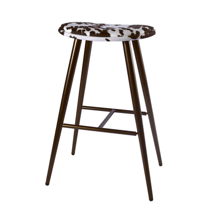 GIA 30 Inch Milk Cow Saddle Seat Bar Stool Pack of 2
