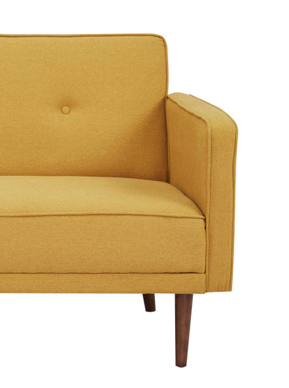 Split Back Convertible 3-Seat Sofa,Yellow